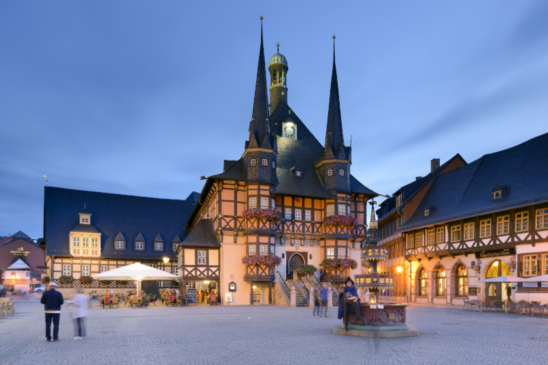Wernigerodes mittelalterliche Stadtkern - © Investitions - und Marketinggesellschaft Sachsen-Anhalt mbH / Danny Kurz