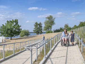 Urlaub mit Rollstuhl im Lausitzer Seenland | © Nada Quenzel