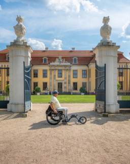 Schloss und Schlosspark Mosigkau in Dessau-Roßlau. Foto: © WelterbeRegion Anhalt-Dessau-Wittenberg e.V. I Uwe Weigel