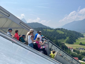 Ausblick bei der Schanzenführung für Alle. Foto: © GaPa Tourismus GmbH