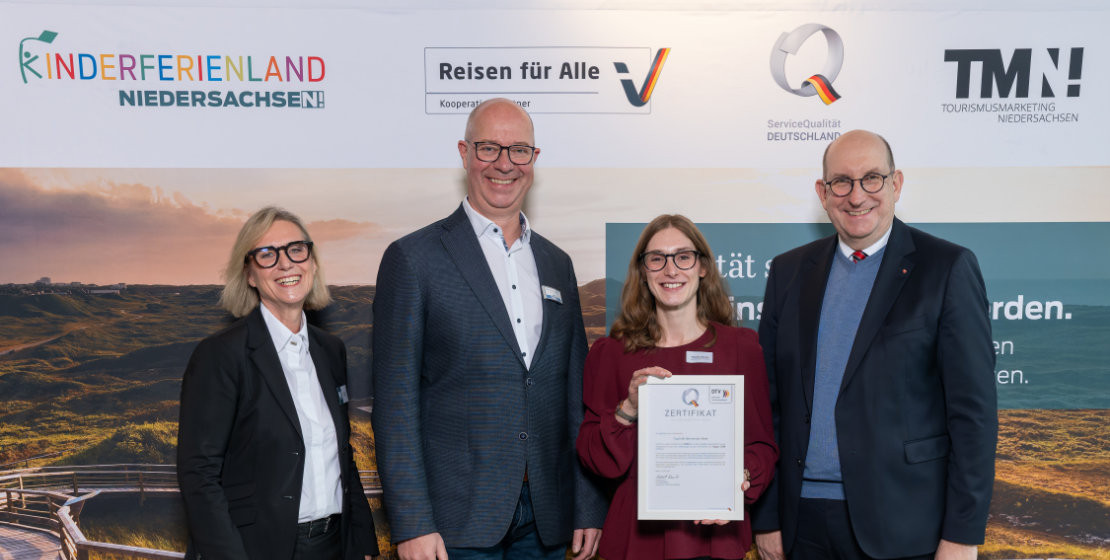Bad Zwischenahner Touristik GmbH ausgezeichnet