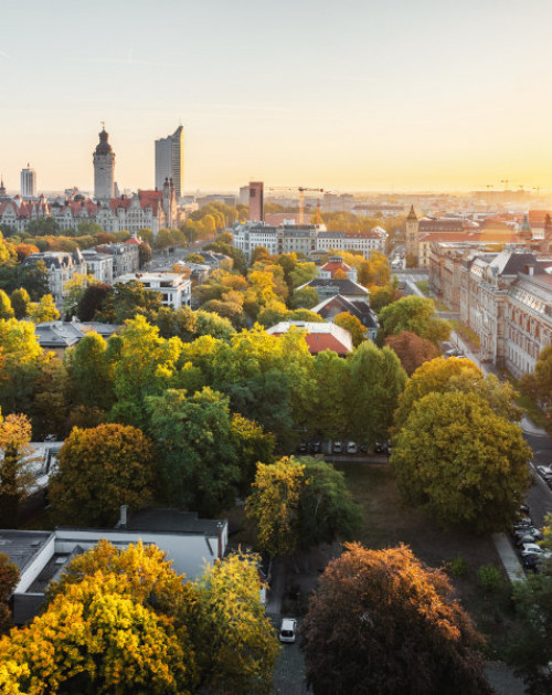 Blick über Leipzig. Foto: © Leipzig Travel | Philipp Kirschner