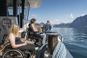 Barrierefreie Bootstouren über den Vierwaldstättersee - © Schweiz Tourismus | André Meier