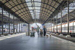 Barrierefreier Bahnhof - © Schweiz Tourismus | André Meier