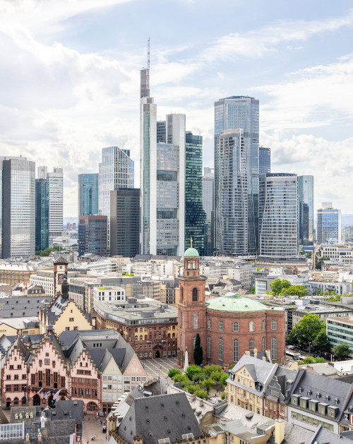 Panorama von Frankfurts Skyline | © #visitfrankfurt | David Vasicek
