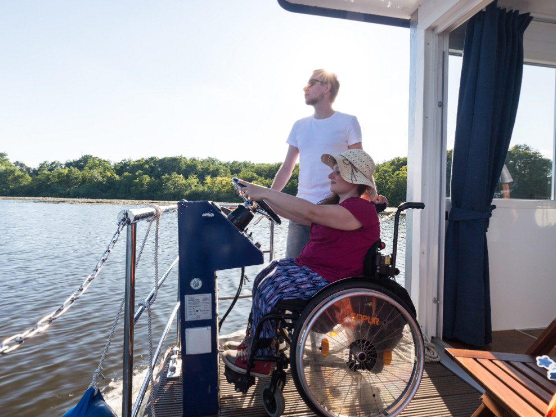 Barrierefreier Hausbooturlaub - © TMB-Fotoarchiv | Yorck Maecke