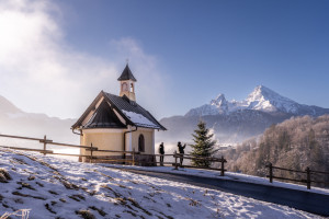 Die Bergregion im Winter - © Bergerlebnis Berchtesgaden