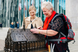 Tastmodell der Universitätskirche am Augustusplatz - © Leipzig Travel | Philipp Kirschner