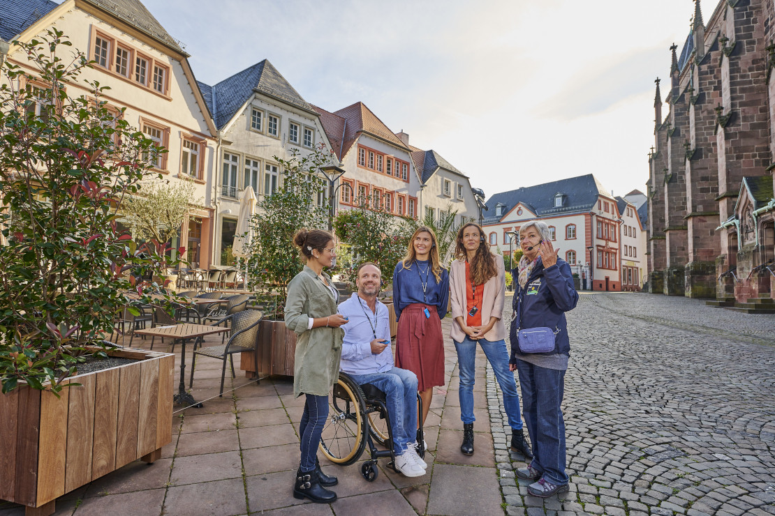 Barrierefreie Stadtführung in Sankt Wendel - © Jens Wegener