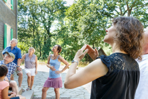 Führung in Deutscher Gebärdensprache im LVR-Freilichtmuseum Kommern - © LVR Freilichtmuseum Kommern;