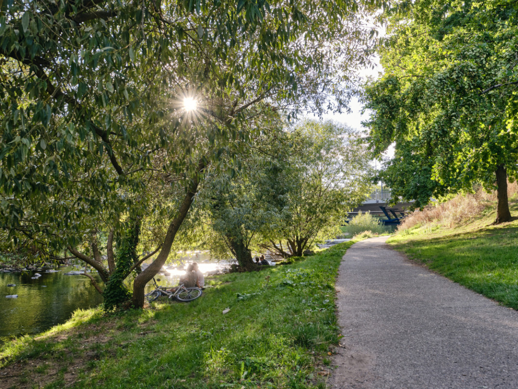 Barrierefrei entlang der Dreisam - © TMBW | Christoph Düpper