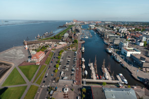 Bremerhaven von oben - © Nastasia Simms | Erlebnis Bremerhaven