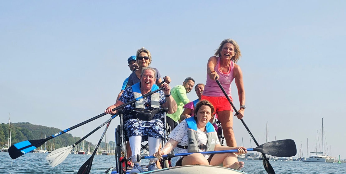 Mit Rolli-SUP und Rikscha: Eckernförde barrierefrei erleben