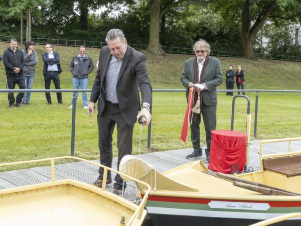 Taufe der barrierefreien Gondel | © KsDW, Peter Dafinger