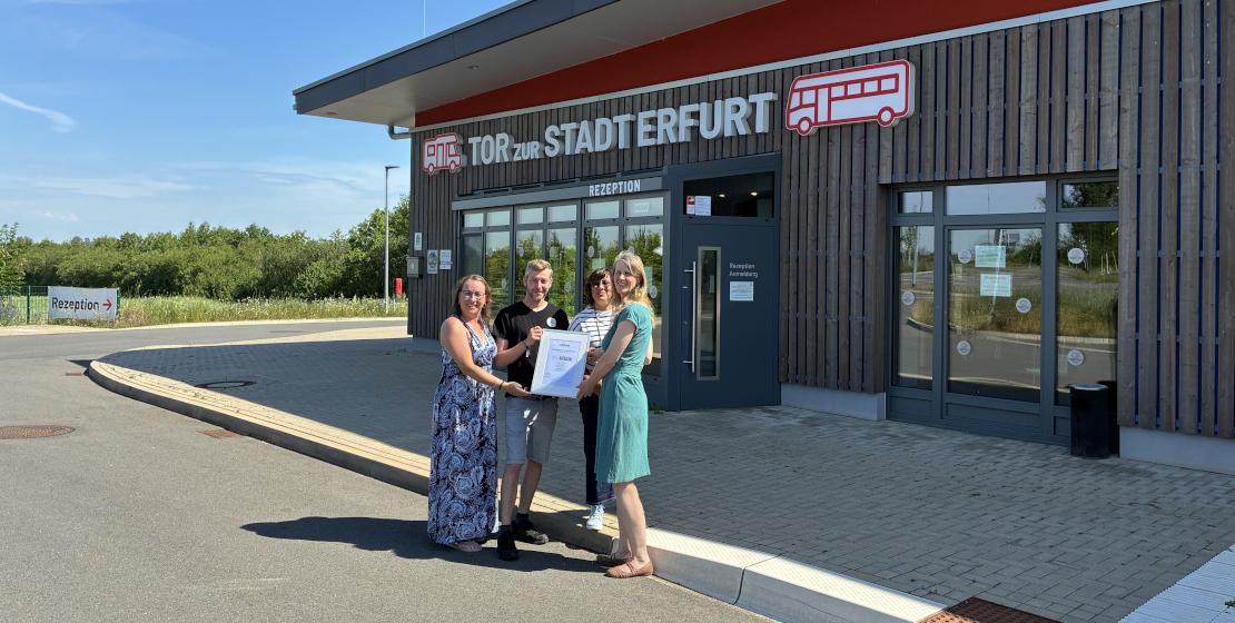 Wohnmobilstellplatz in Erfurt erneut barrierefrei zertifiziert