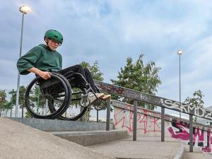 Skateanlage im Bremer Überseepark. Foto: © Frank Thomas Koch
