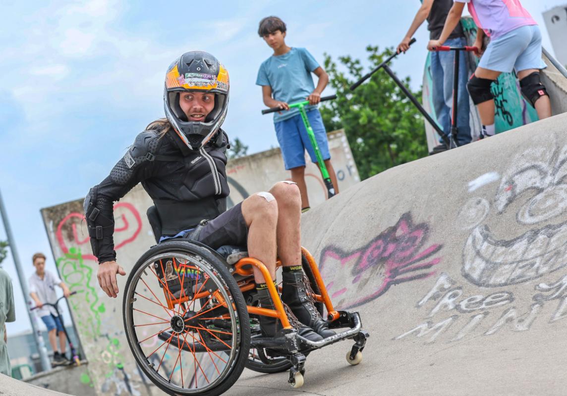 Skateanlage im Bremer Überseepark - Skateanlage im Bremer Überseepark - © Frank Thomas Koch