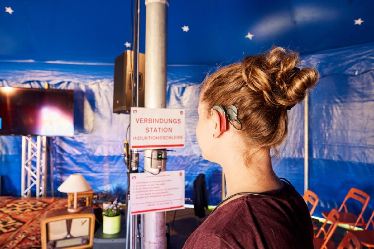 Induktionsschleife im Zelt - © hejnorden GmbH