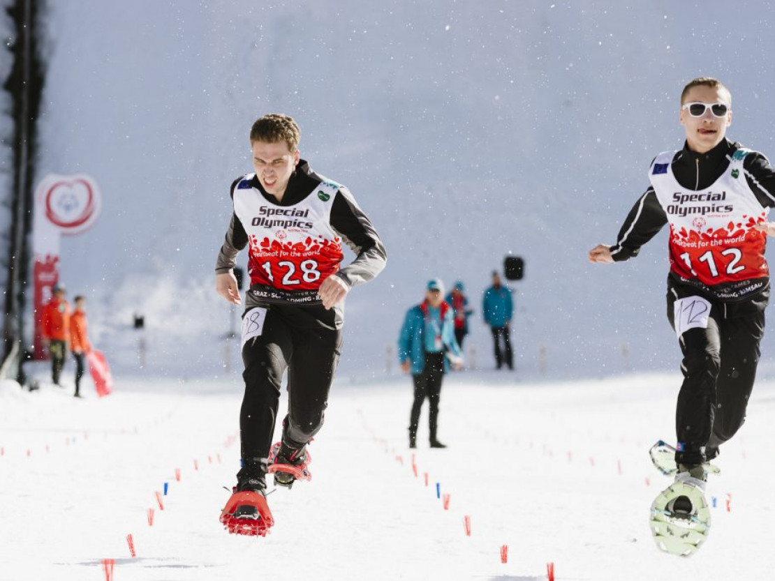 Schneeschuhlauf bei den Special Olympics - © Special Olympics Deutschland e. V. / Brüggemann